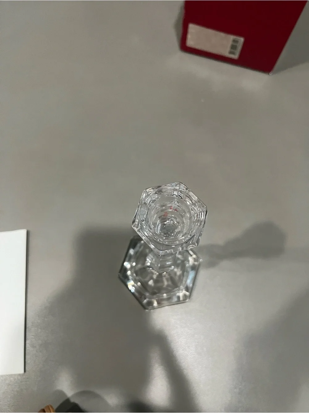 Vintage 1993 Tiffany & Co. Hampton Crystal Candleholders 9.25” Pair w/ Box